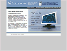 Tablet Screenshot of lightspeedtdms.com